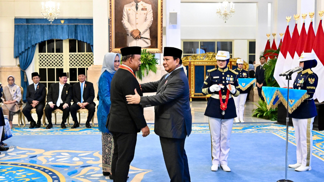 Kepala BGN Kota Bengkulu Dianugerahi Bintang Mahaputera Utama oleh Presiden Prabowo
